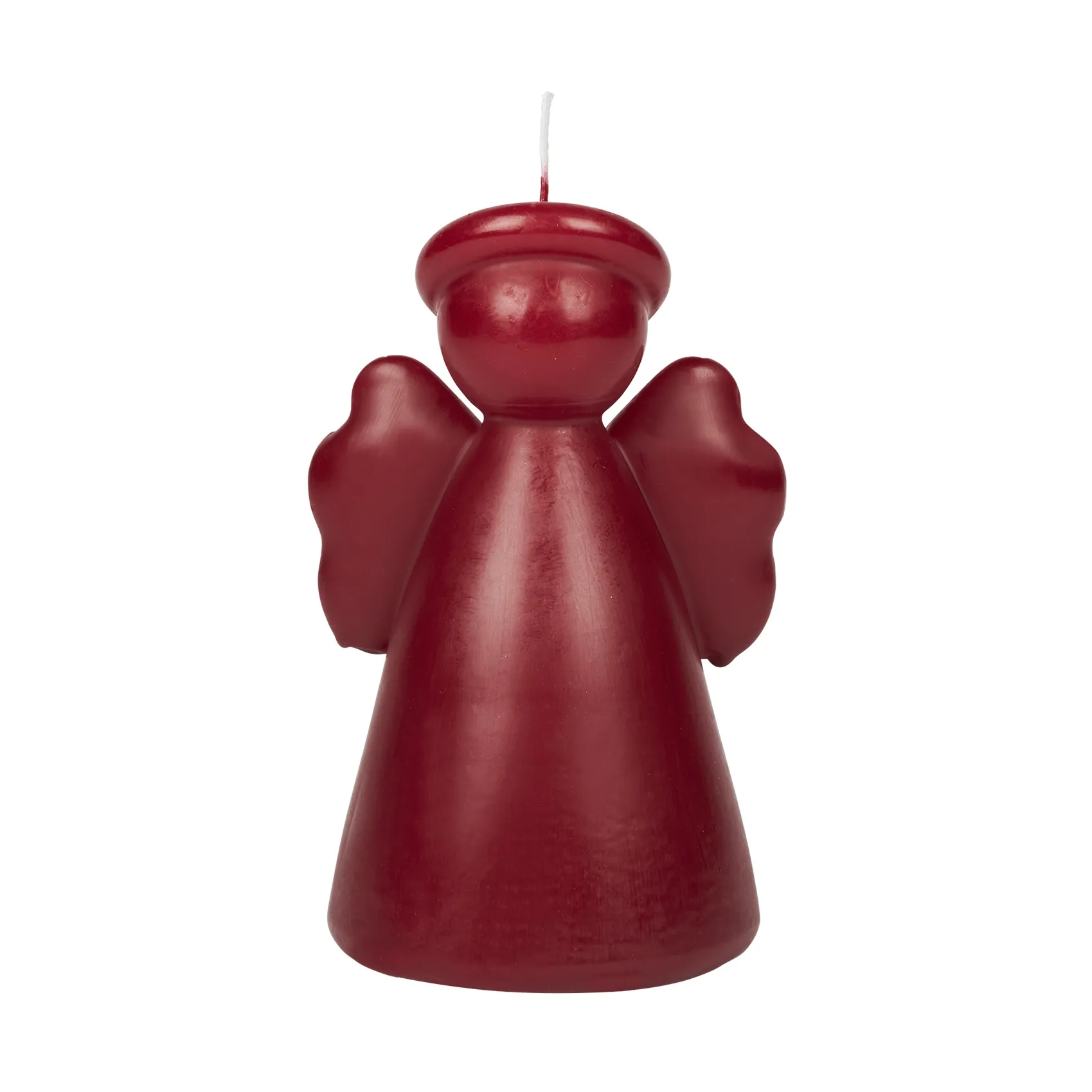 Κερί γλυπτό Angel 14 cm, Burgundy Broste Copenhagen