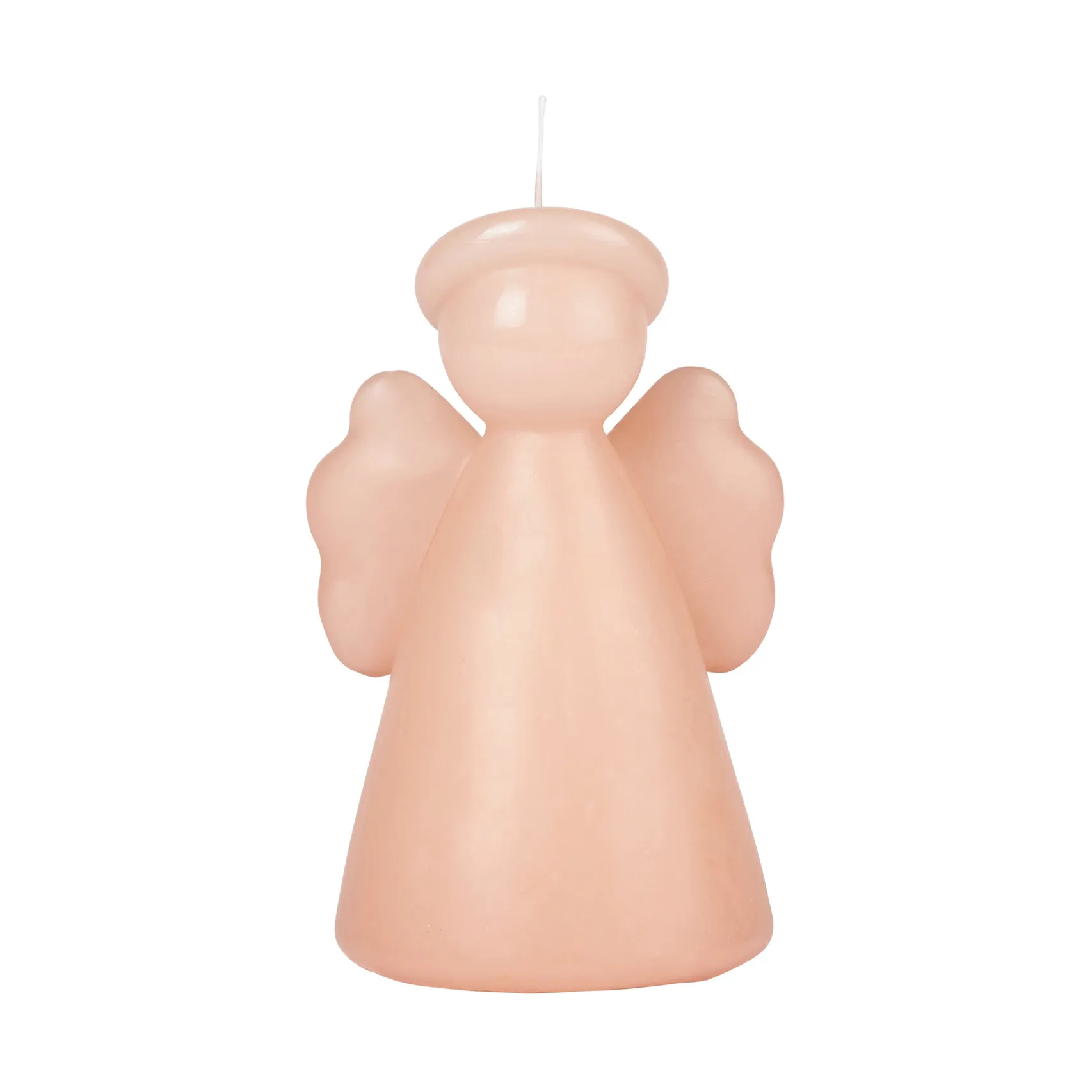 Κερί γλυπτό Angel 14 cm, Dusty peach rose Broste Copenhagen