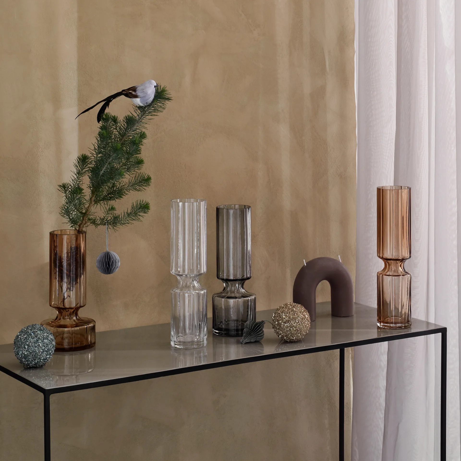 Bend κερί 14.5x16.5 cm, fungi Broste Copenhagen