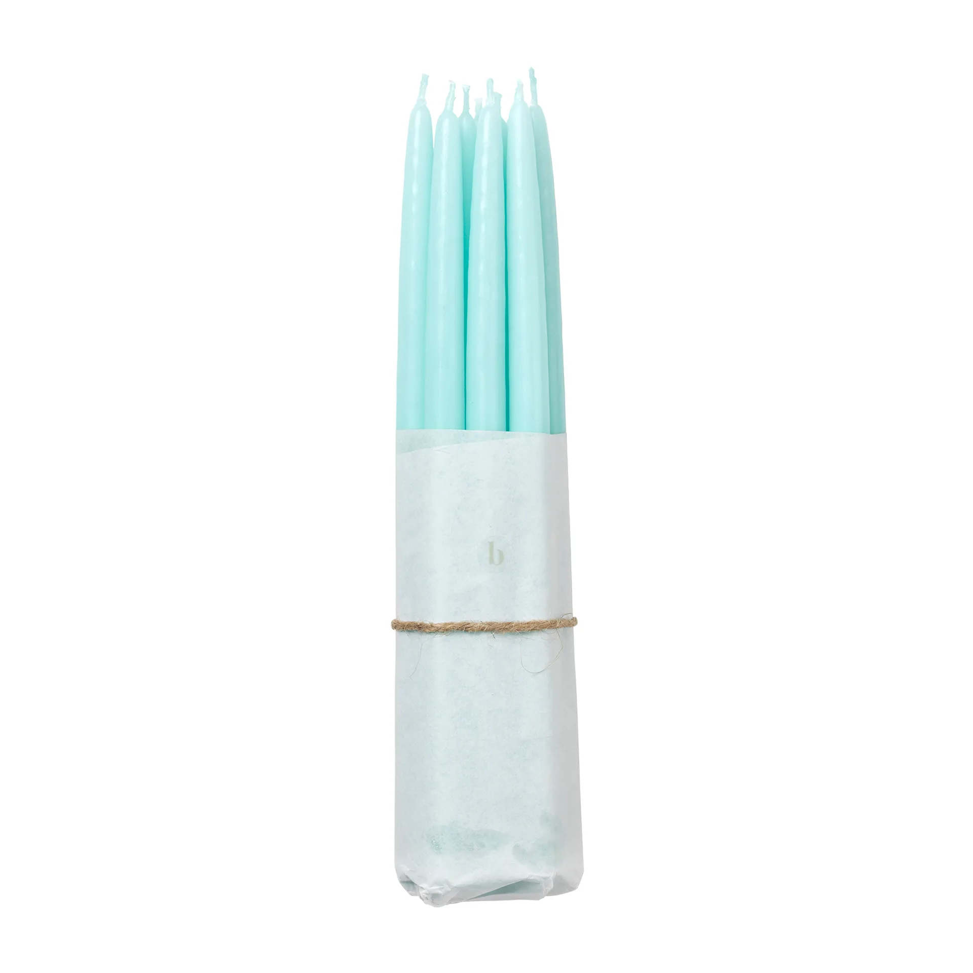 Broste Copenhagen βουτηγμένα κεριά αντίκες 10-pack, Mint green Broste Copenhagen