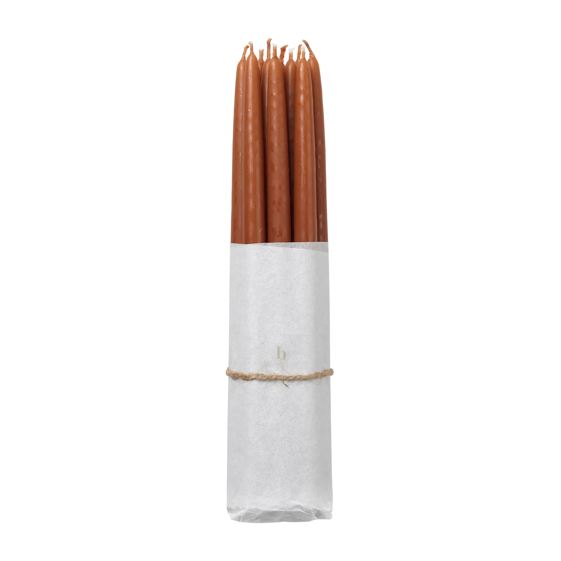 Broste Copenhagen βουτηγμένα κεριά αντίκες 10-pack, Terracotta Broste Copenhagen
