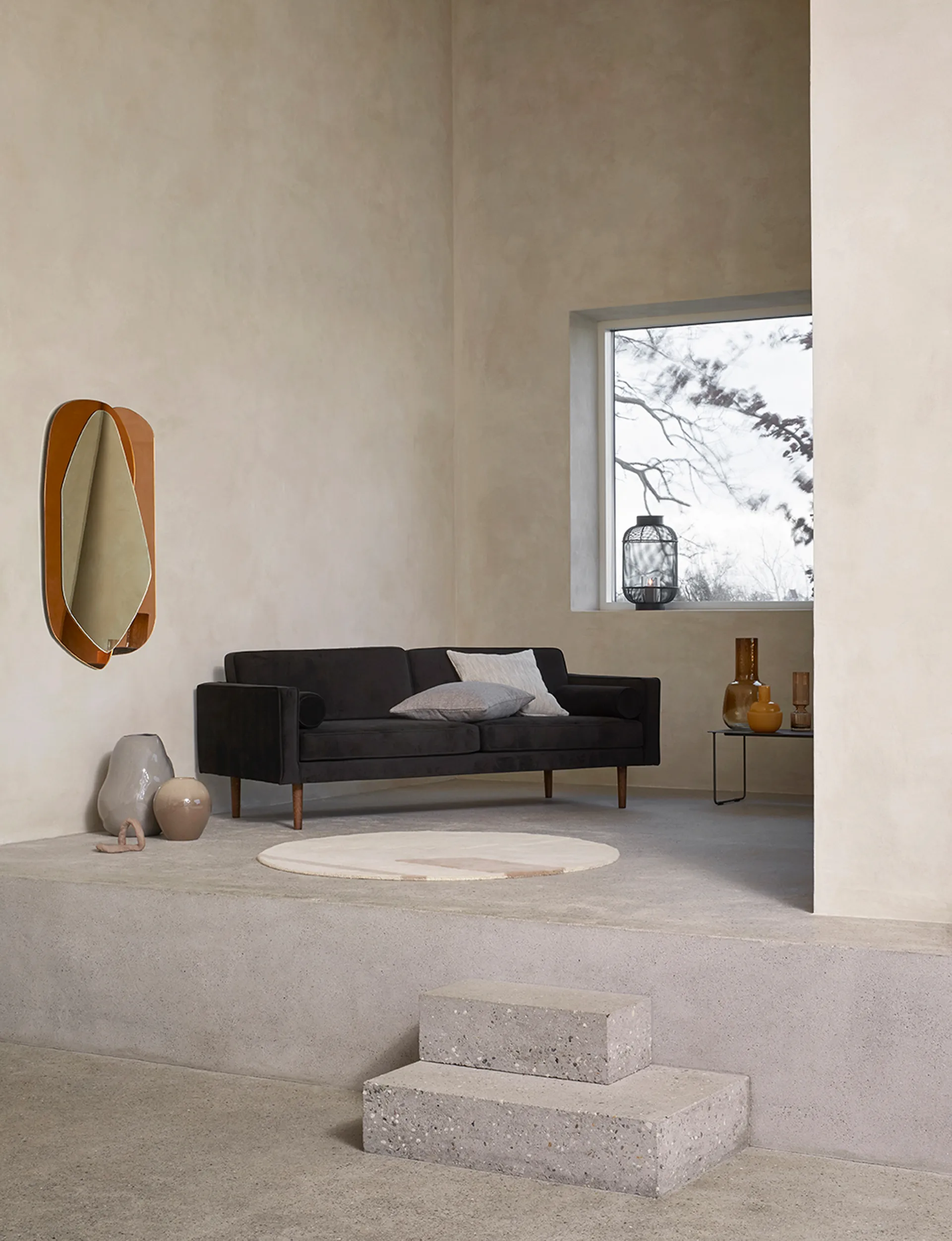 Bwool φανάρι Ø31 cm, Μαύρο Broste Copenhagen