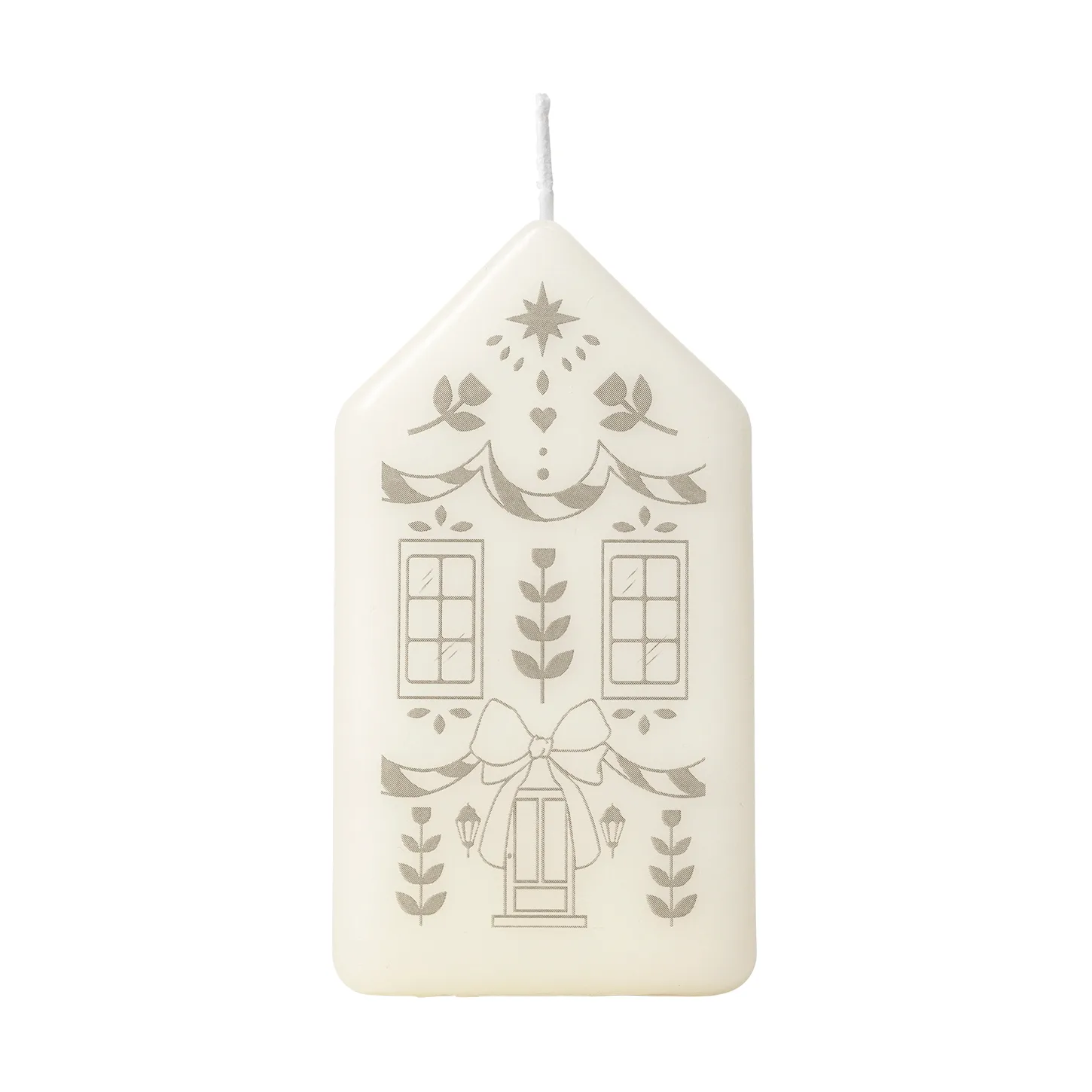 Casa κηροπήγιο block, White-Silver Broste Copenhagen
