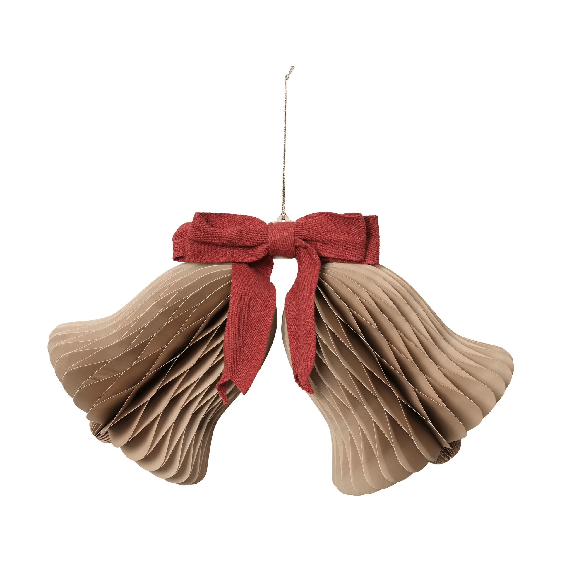 Καμπανάκι Chime χριστουγεννιάτικο κρεμαστό, Natural Brown-Red Broste Copenhagen