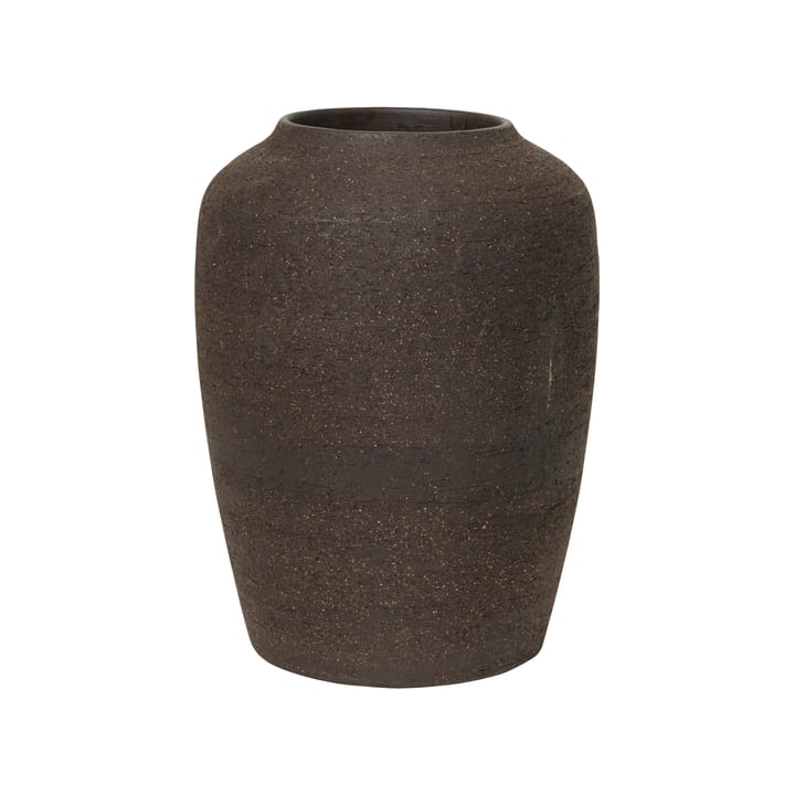 Cph Curve κεραμικό βάζο 24.5 cm - ακατέργαστο καφέ - Broste Copenhagen