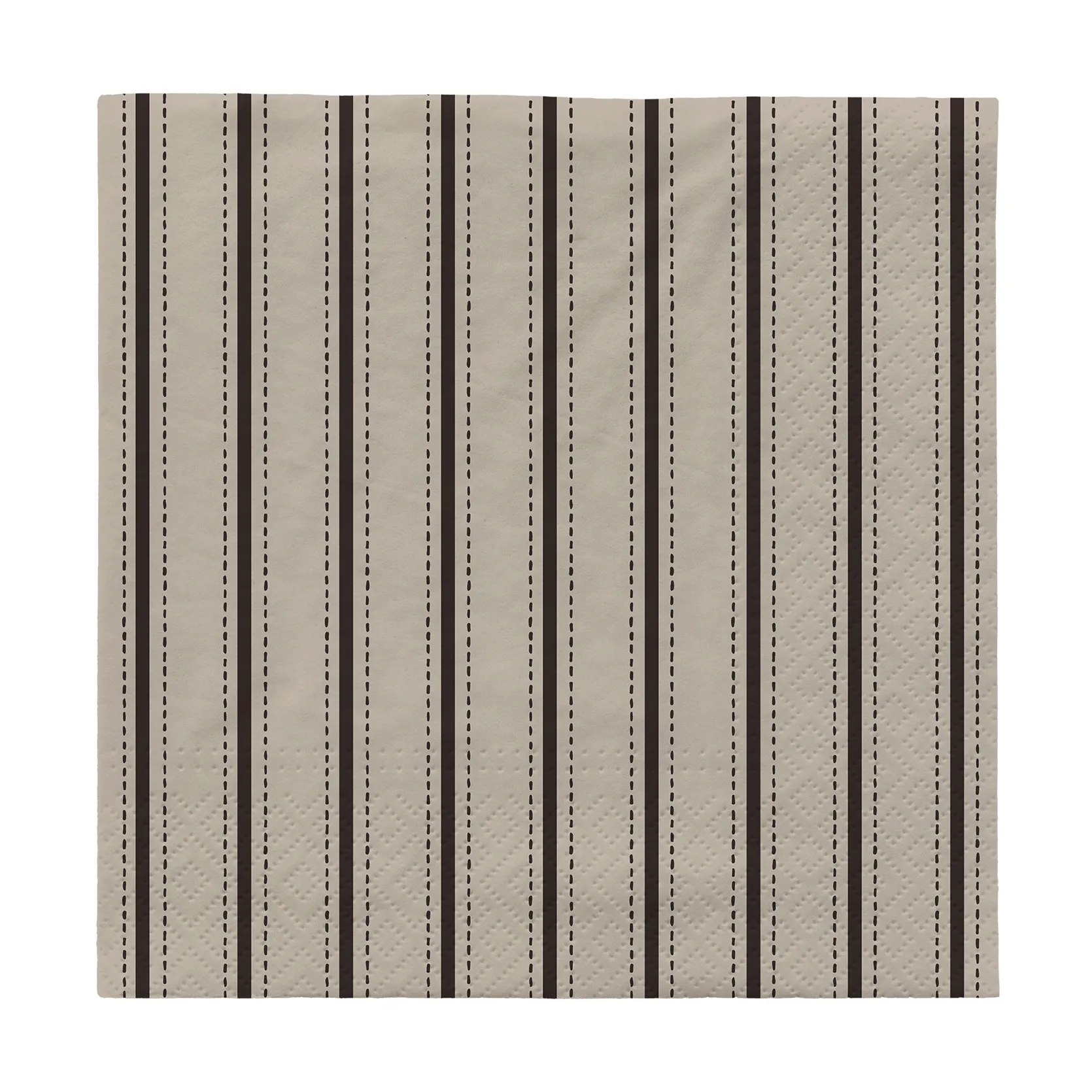 Dolly χαρτοπετσέτες 33x33 cm 20-pack, Black-off white Broste Copenhagen