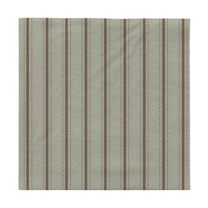 Dolly χαρτοπετσέτες 33x33 cm 20-pack - Desert sage-dark green - Broste Copenhagen