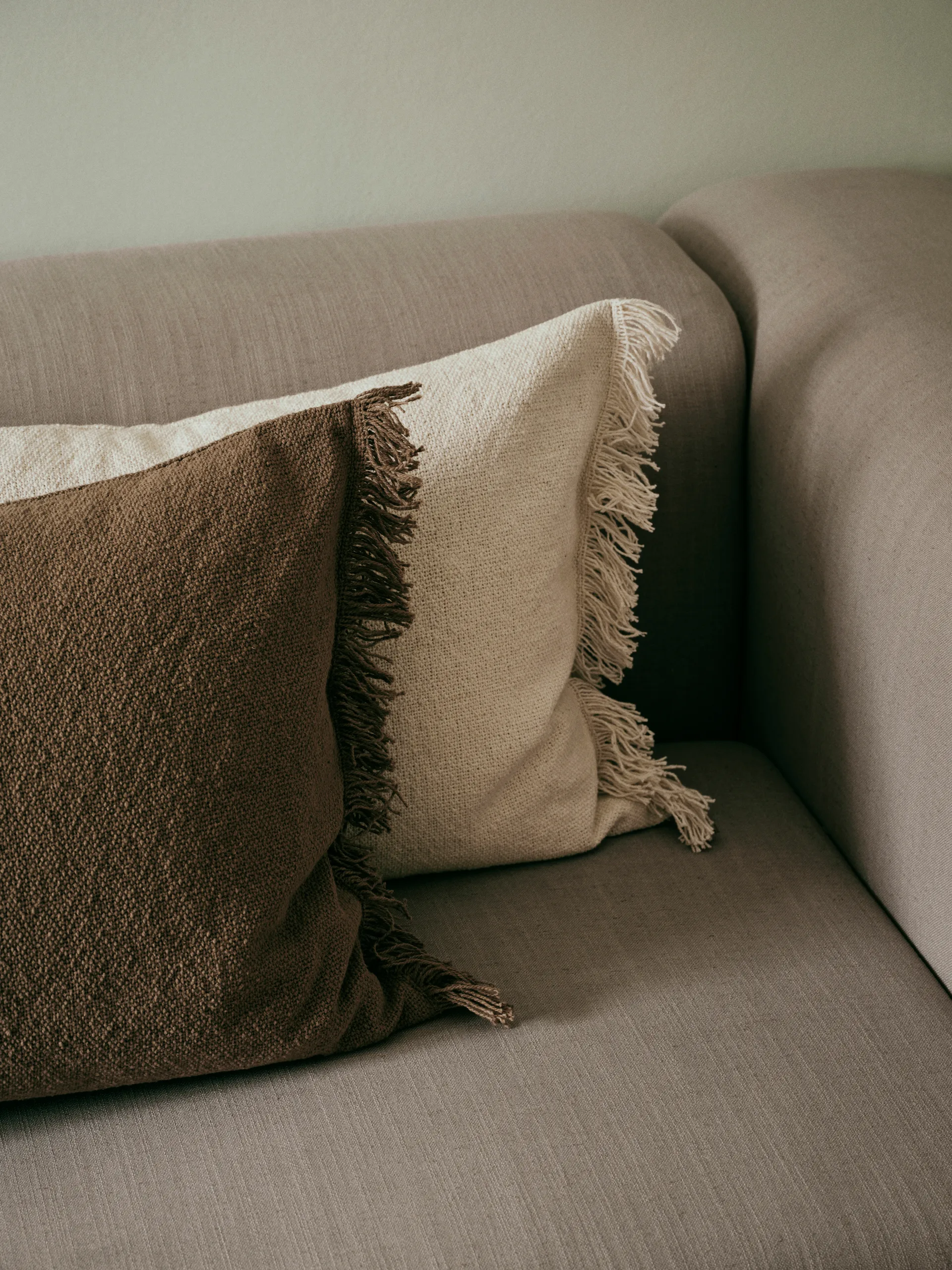 Ebba μαξιλαροθήκη, Light beige, 40x60 cm Broste Copenhagen