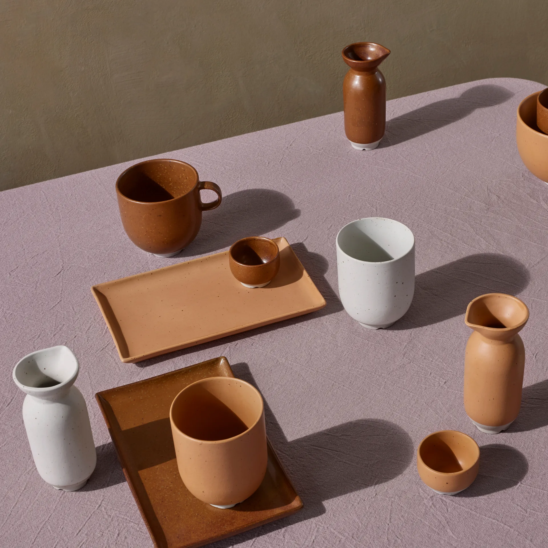 Eli πιάτο 17,6x20 cm, ματ ανοιχτό καμηλό Broste Copenhagen