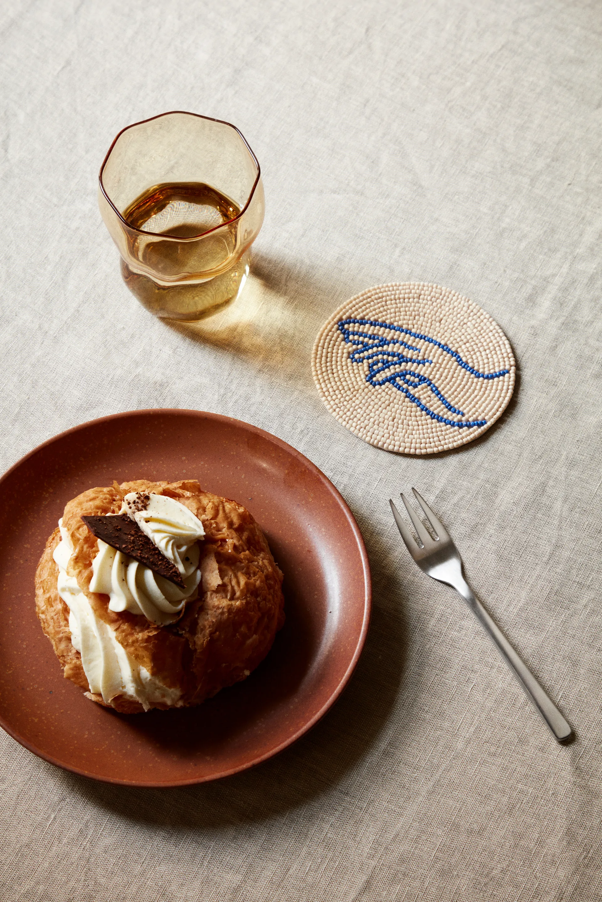 Eli πιατάκι Ø20 εκ, Caramel brown Broste Copenhagen