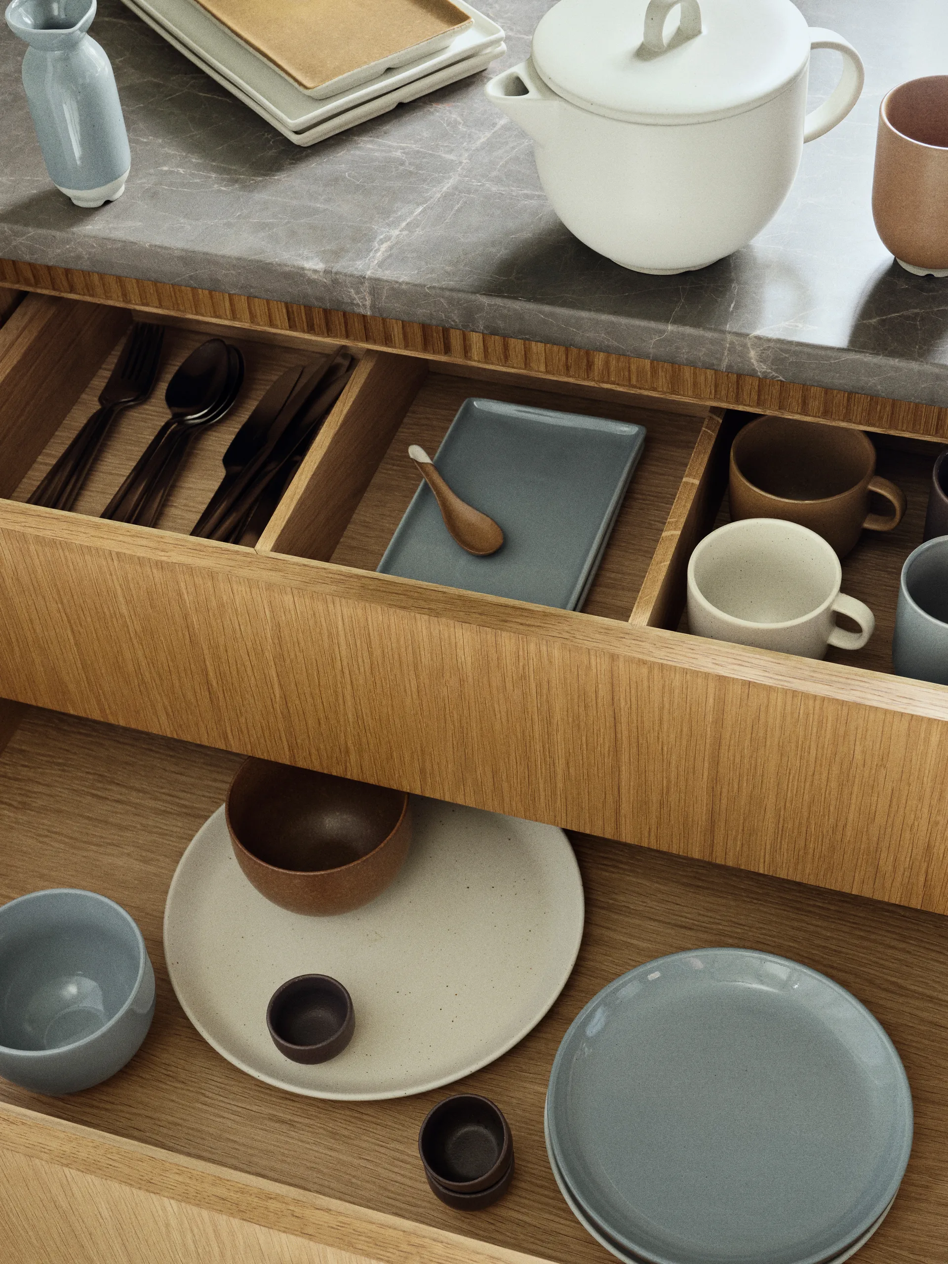 Eli πιατάκι Ø20 εκ, Soft blue Broste Copenhagen