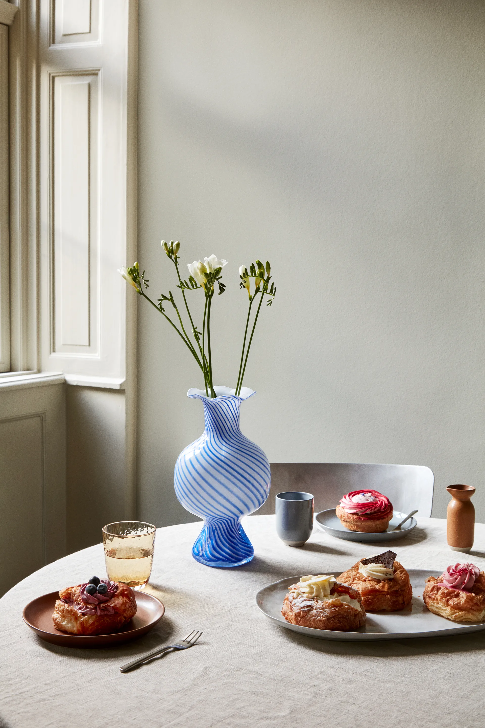 Eli πιατάκι Ø20 εκ, Soft blue Broste Copenhagen