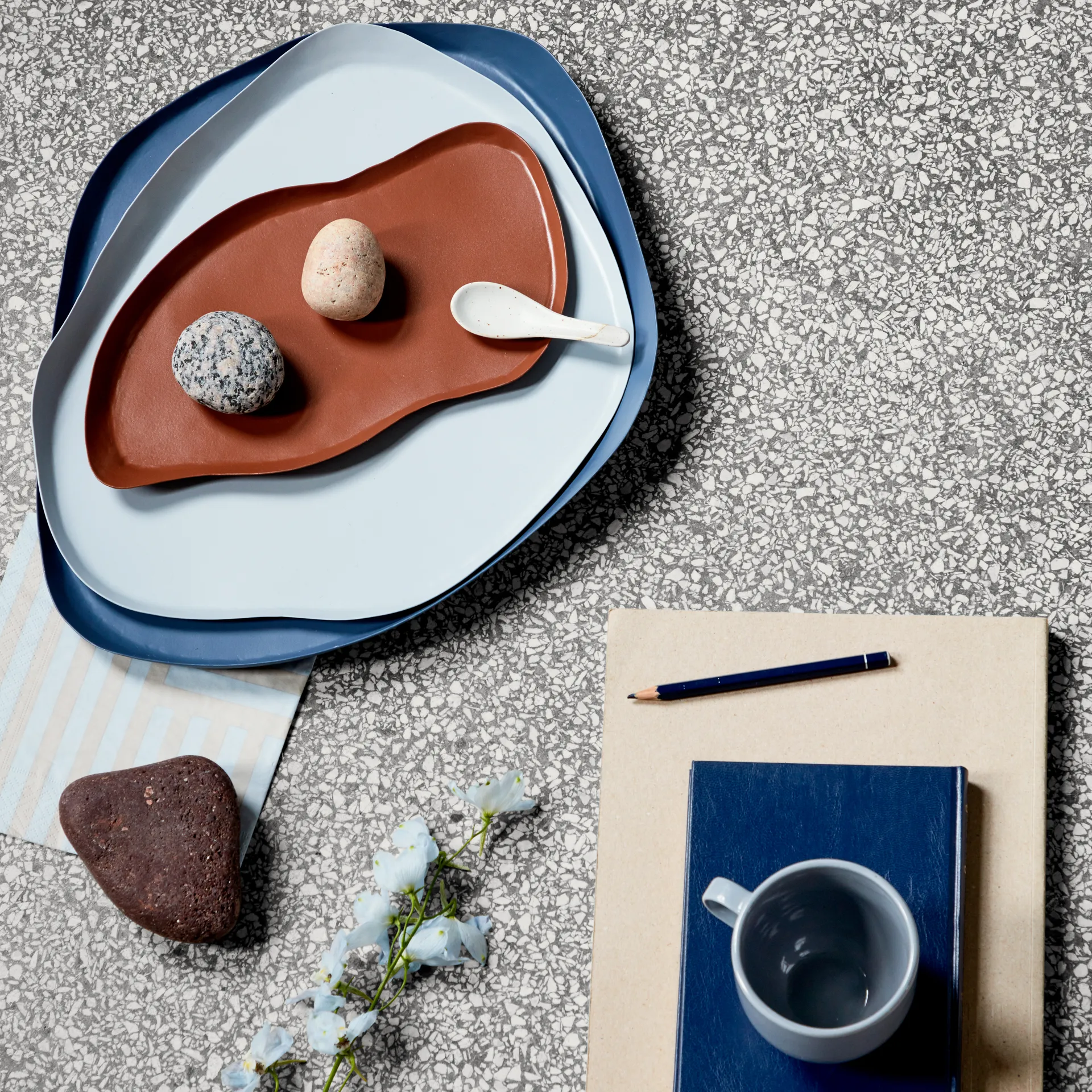 Eli κουταλάκι τσαγιού 9,2 cm, απαλό ανοιχτό γκρι Broste Copenhagen