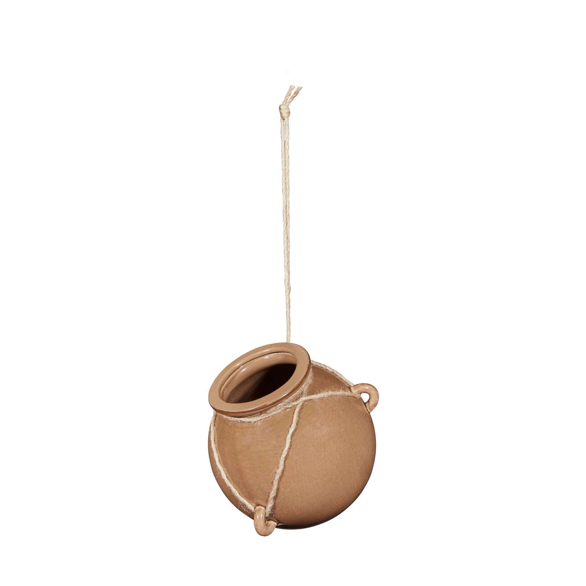 Eya κρεμαστή γλάστρα λουλουδιών Ø22 cm, Brown Broste Copenhagen