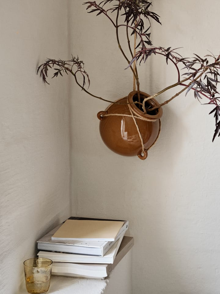 Eya κρεμαστή γλάστρα λουλουδιών Ø22 cm, Brown Broste Copenhagen