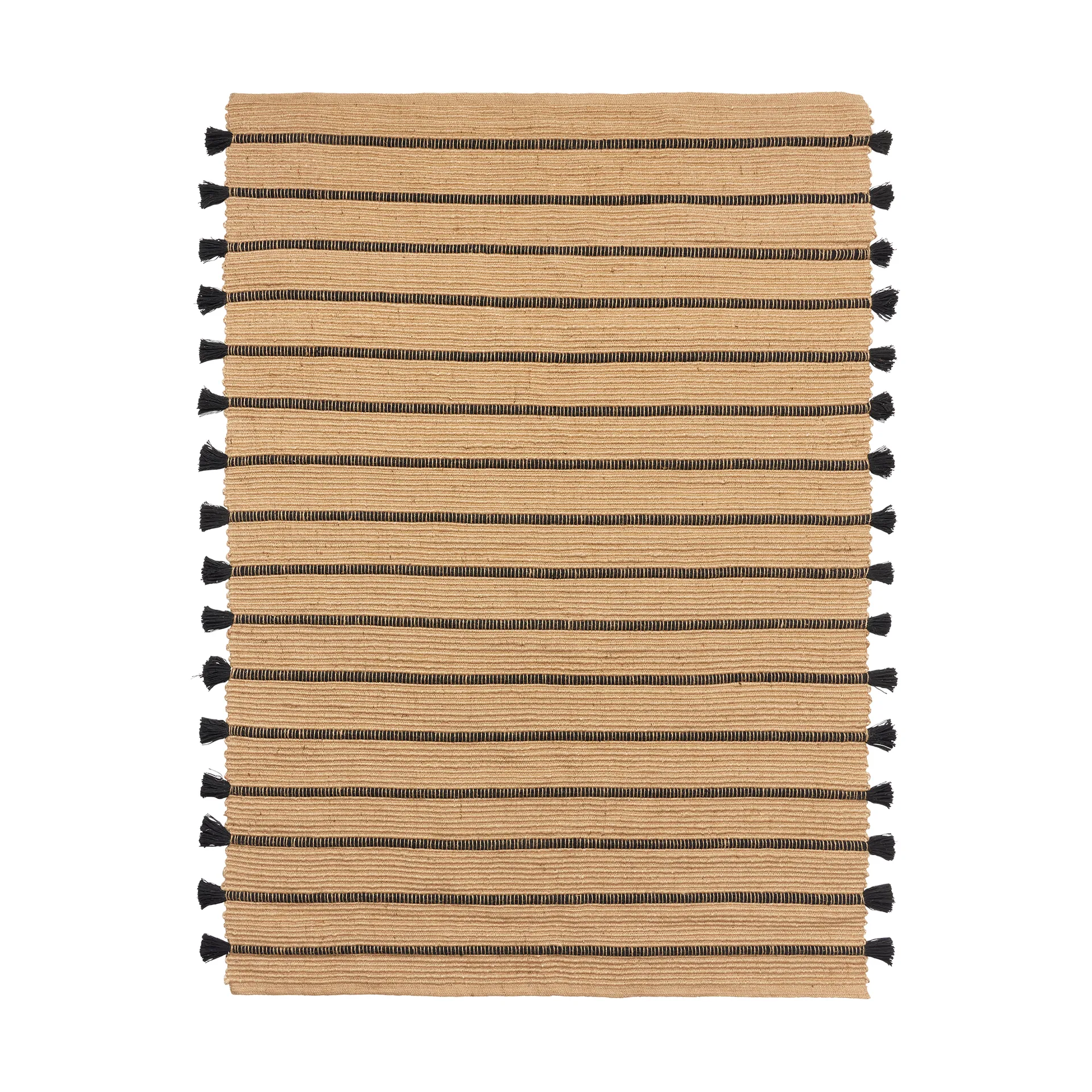 Ezra χαλί 140x200 εκ., Natural-black Broste Copenhagen