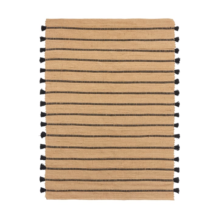 Ezra χαλί 140x200 εκ. - Natural-black - Broste Copenhagen