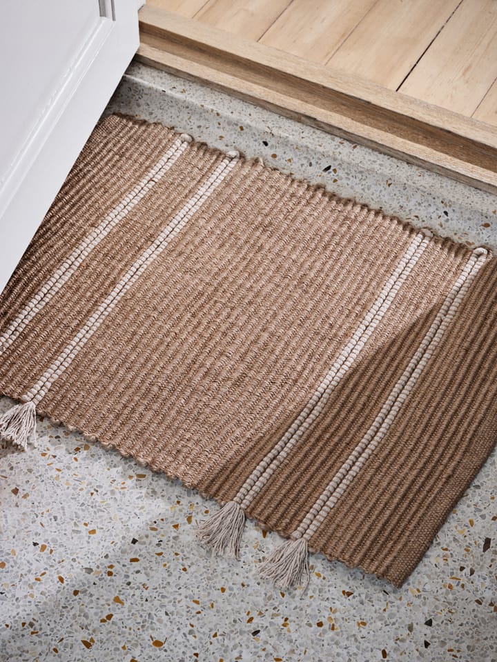 Ezra πατάκι πόρτας 50x70 cm, Natural-off white Broste Copenhagen