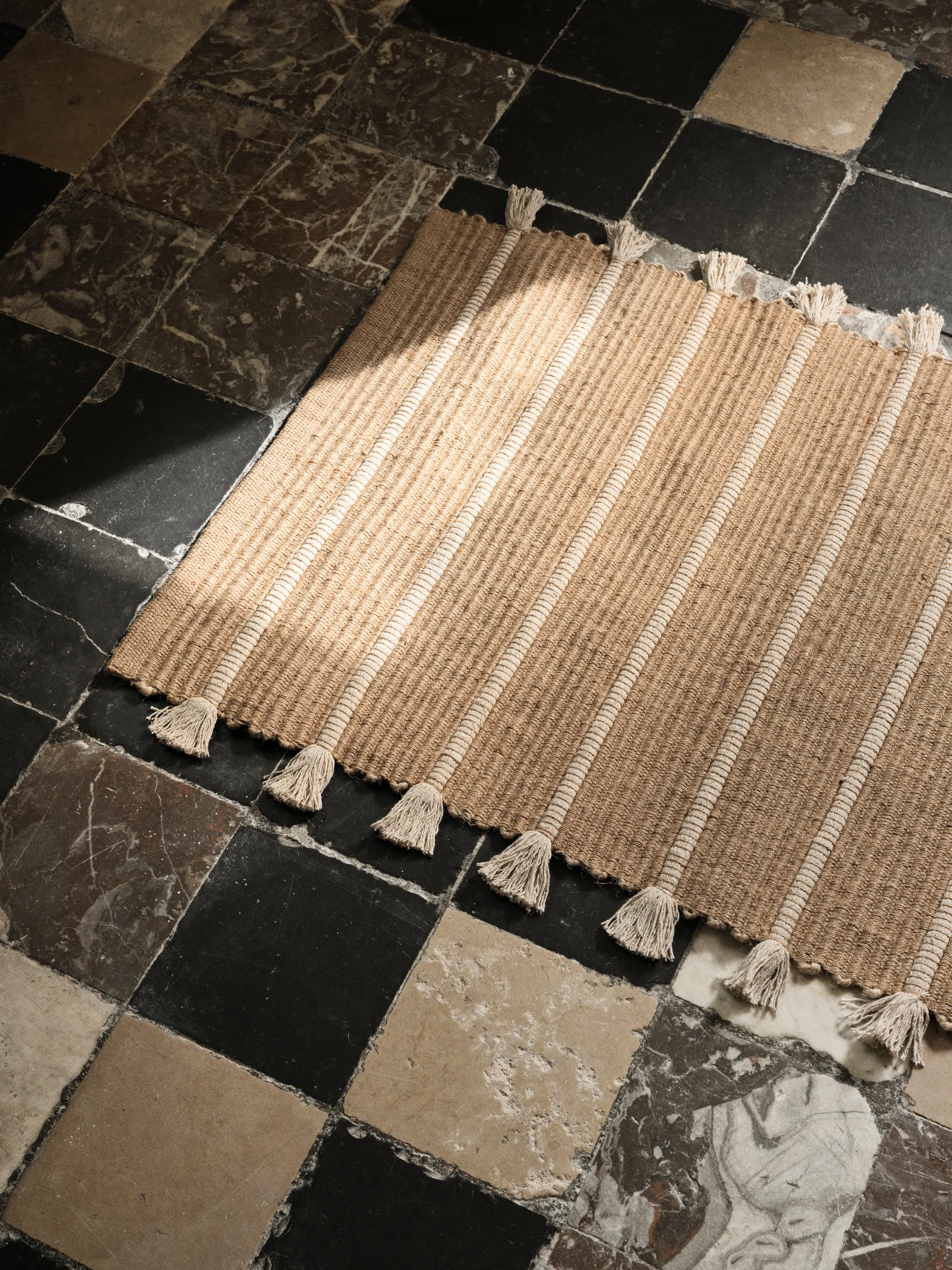 Ezra χαλί 70x140 εκ., Natural-off white Broste Copenhagen