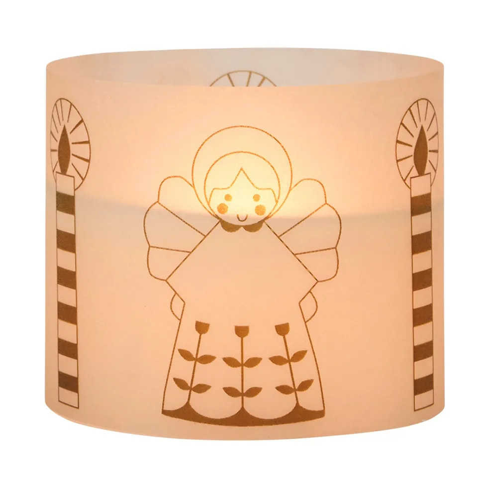 Κερί Fairy Tale 8 cm, Λευκό-πράσινο Broste Copenhagen