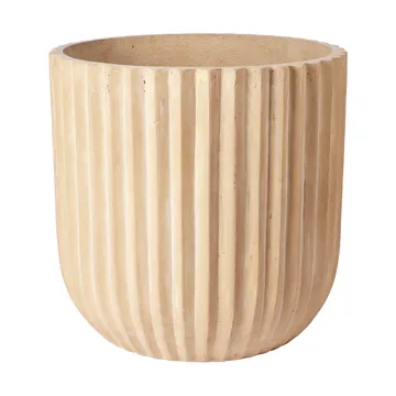 Fiber γλάστρα Ø50 cm - Antique beige - Broste Copenhagen