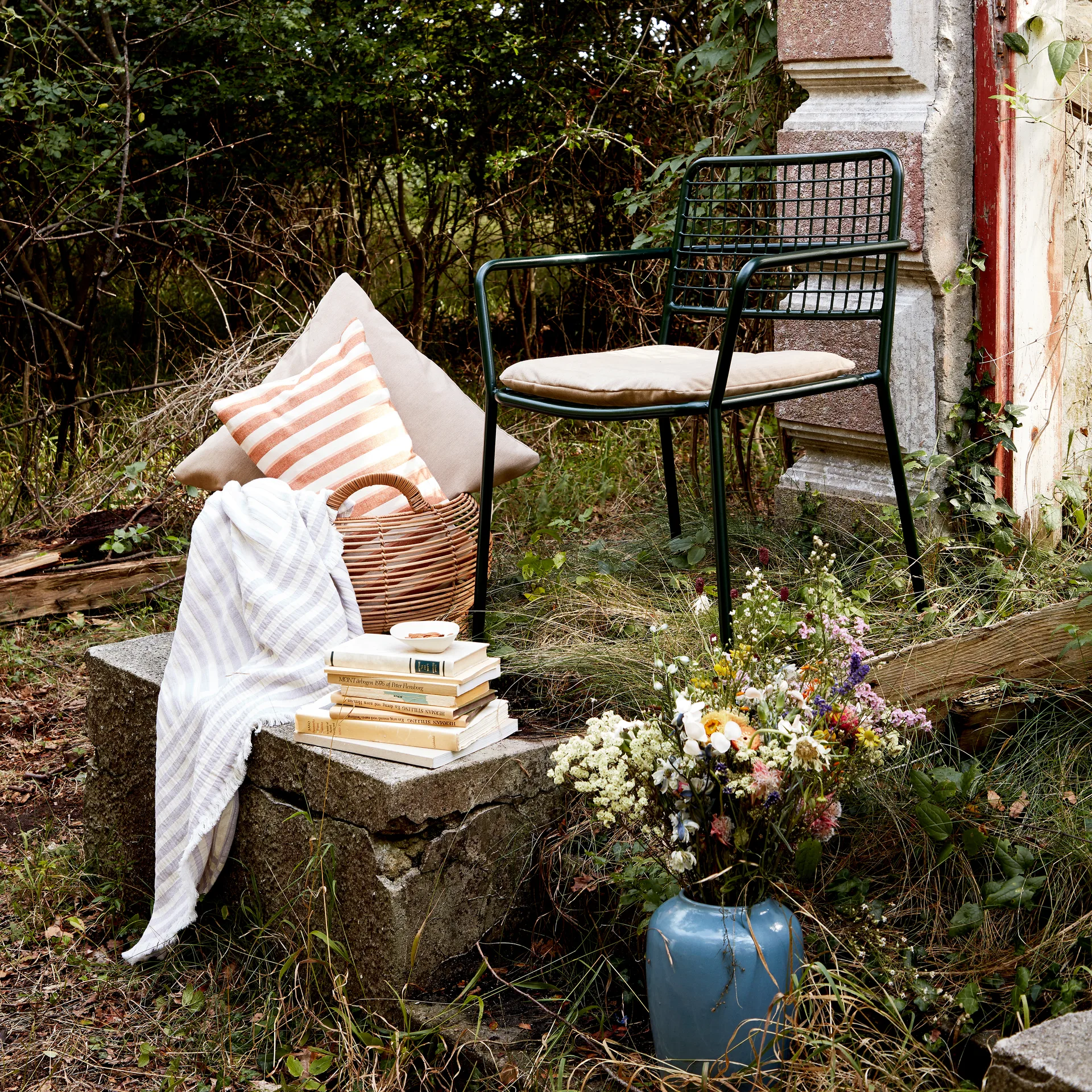 Frankie βαμβακερό ριχτάρι 130x180 cm, ανοιχτό μοβ της ορχιδέας ανοιχτό μοβ Broste Copenhagen