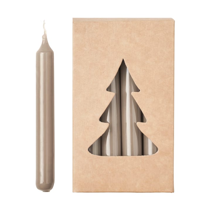 Λαμπάδες Χριστουγέννων glossy Broste Ø1,2x10,2 cm 20 τεμάχια, Linen Broste Copenhagen