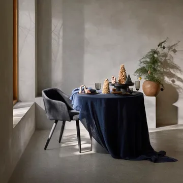 Gracie τραπεζομάντιλο 160x300 cm - σκούρο μπλε - Broste Copenhagen