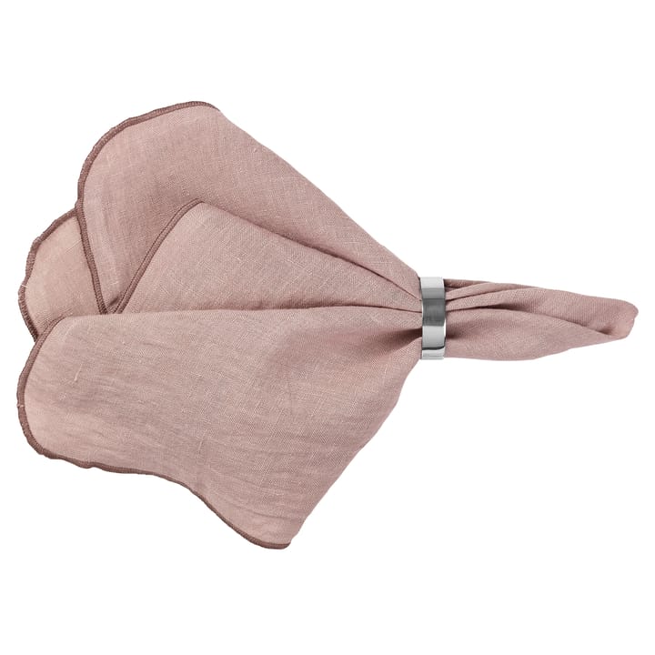Gracie λινές πετσέτες - ροζ - Broste Copenhagen