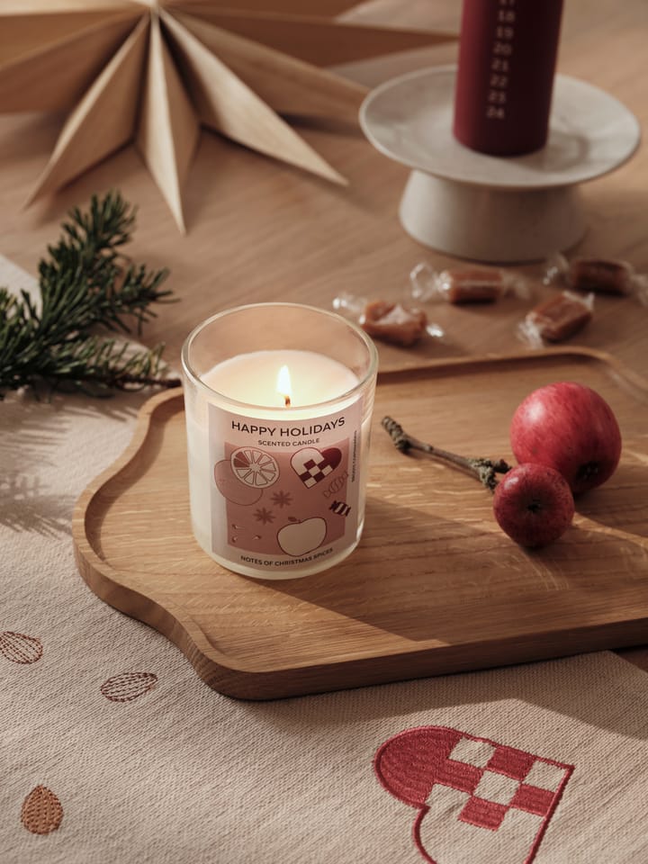 Happy Holidays αρωματικό κερί 32 ώρες, White Broste Copenhagen