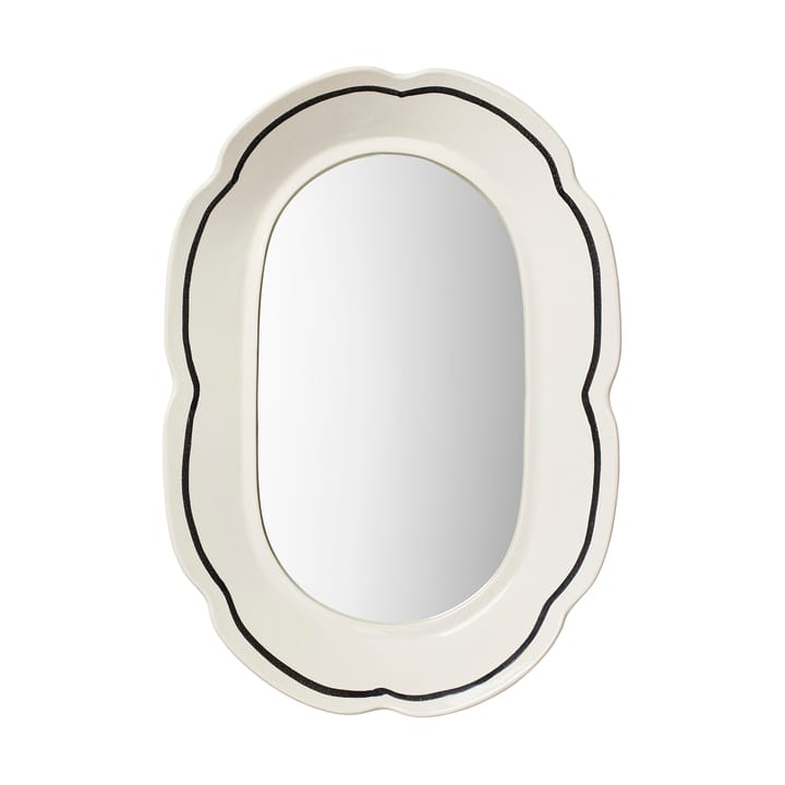 Hilma καθρέφτης 30x45 εκ. - Off white-black - Broste Copenhagen