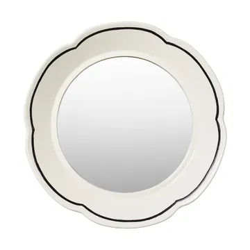 Hilma καθρέφτης Ø36 εκ. - Off white-black - Broste Copenhagen