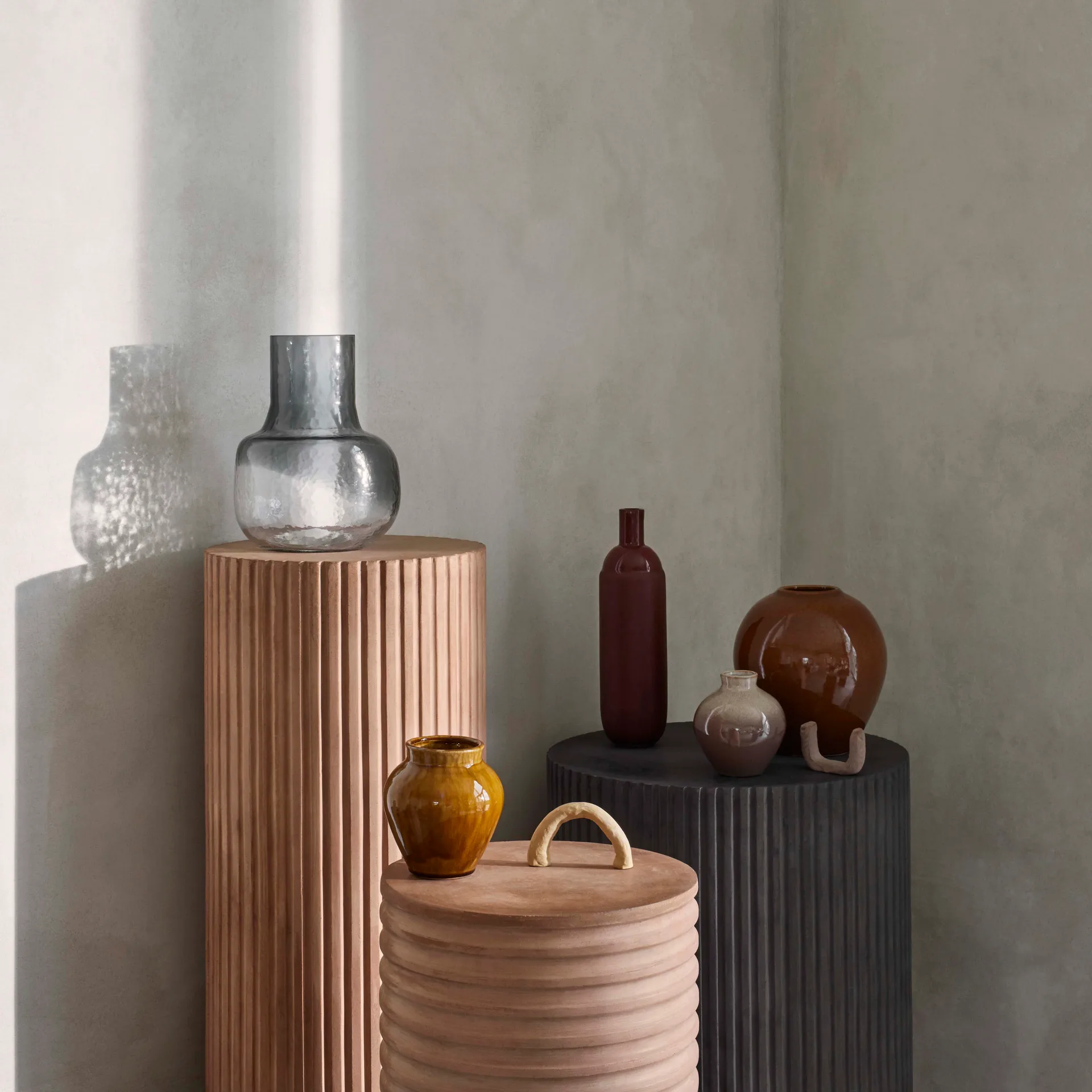 Ingrid κεραμικό βάζο 14,5cm Συσκευασία 3 τεμαχίων, μήλο κανέλα Broste Copenhagen