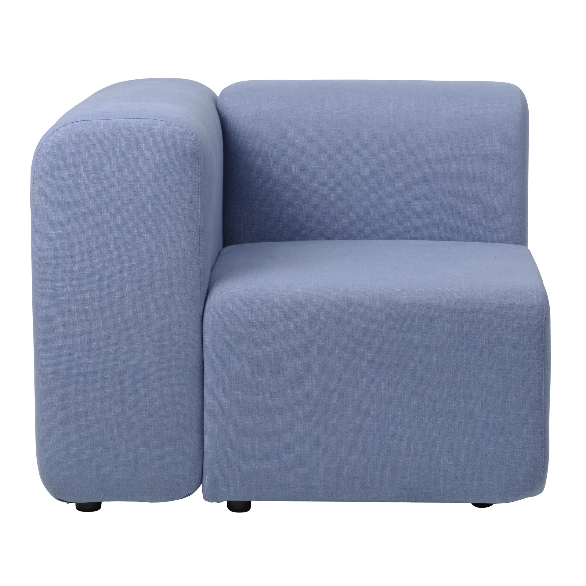 Αριστερός γωνιακός καναπές σύνθετου καναπέ, Lagoon, Γαλάζιο Broste Copenhagen