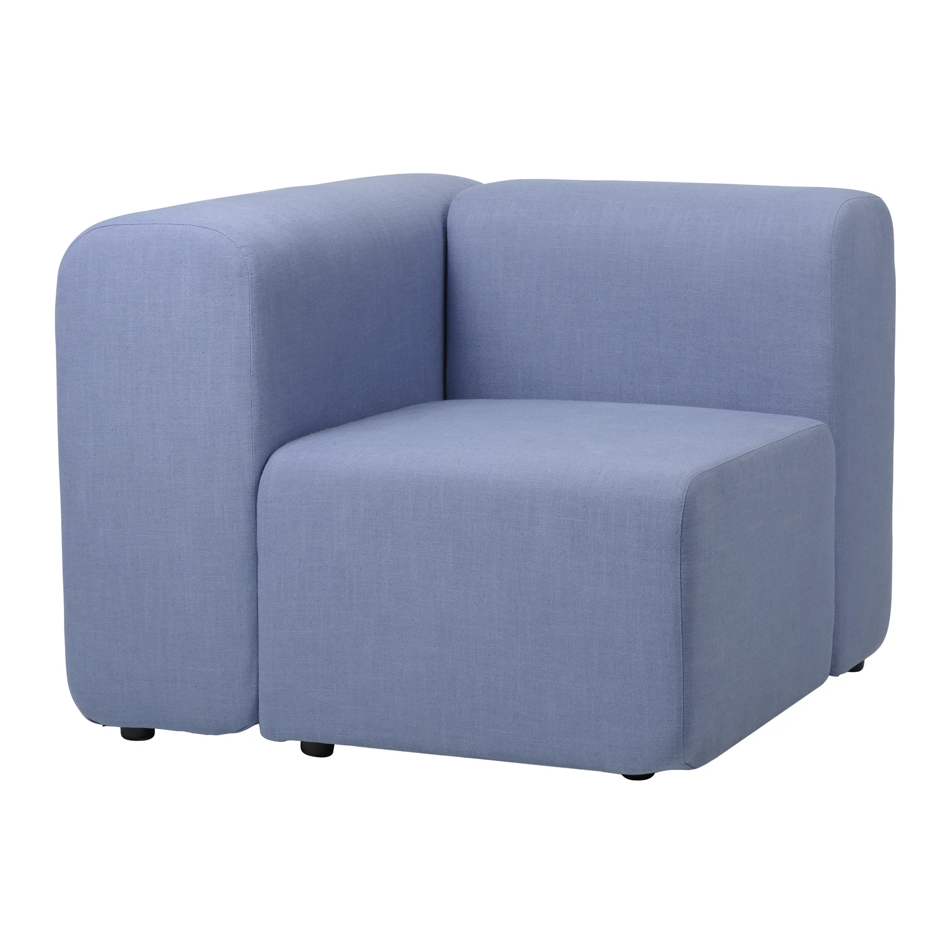 Αριστερός γωνιακός καναπές σύνθετου καναπέ, Lagoon, Γαλάζιο Broste Copenhagen