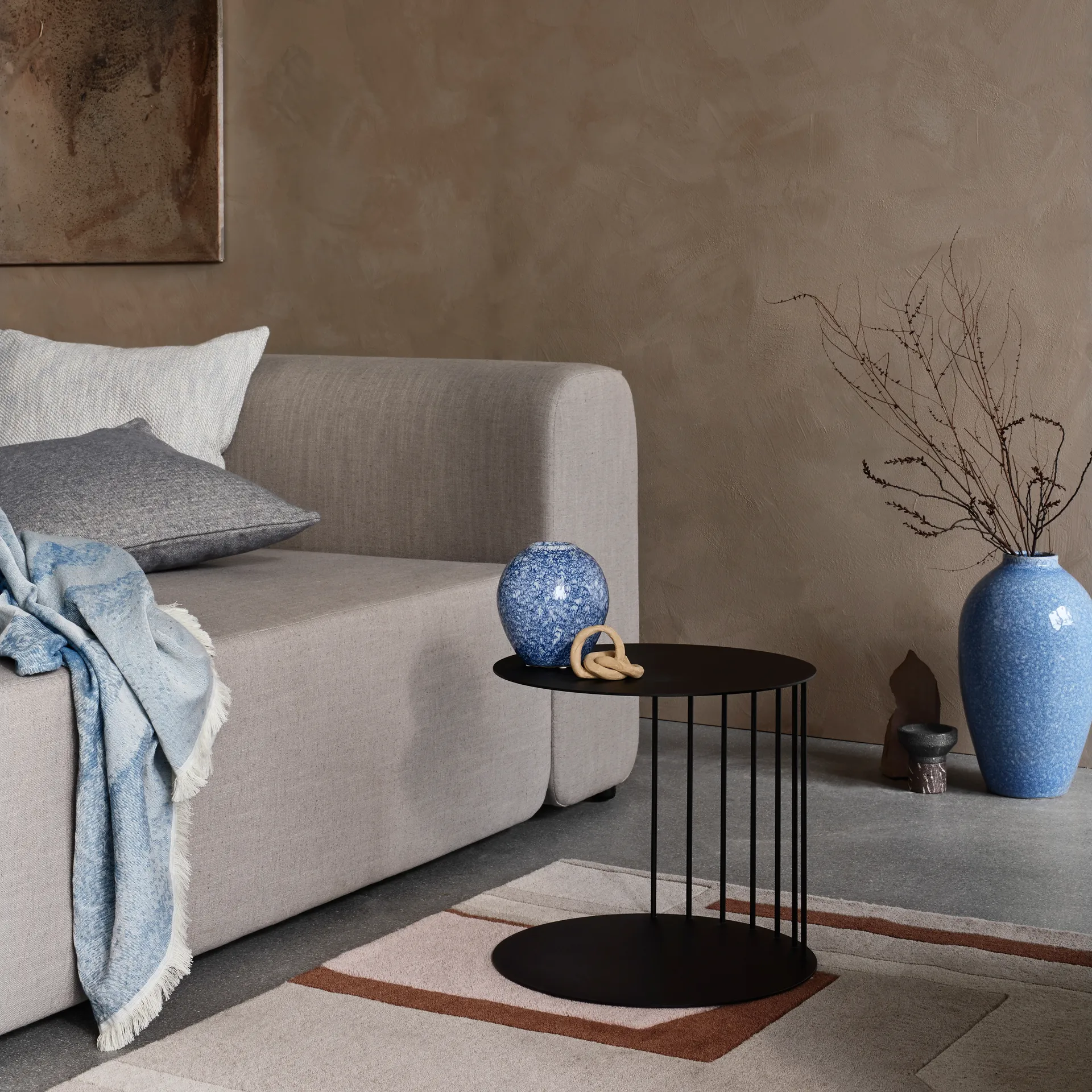 Αριστερός γωνιακός καναπές σύνθετου καναπέ, Lagoon, Λάτε Broste Copenhagen