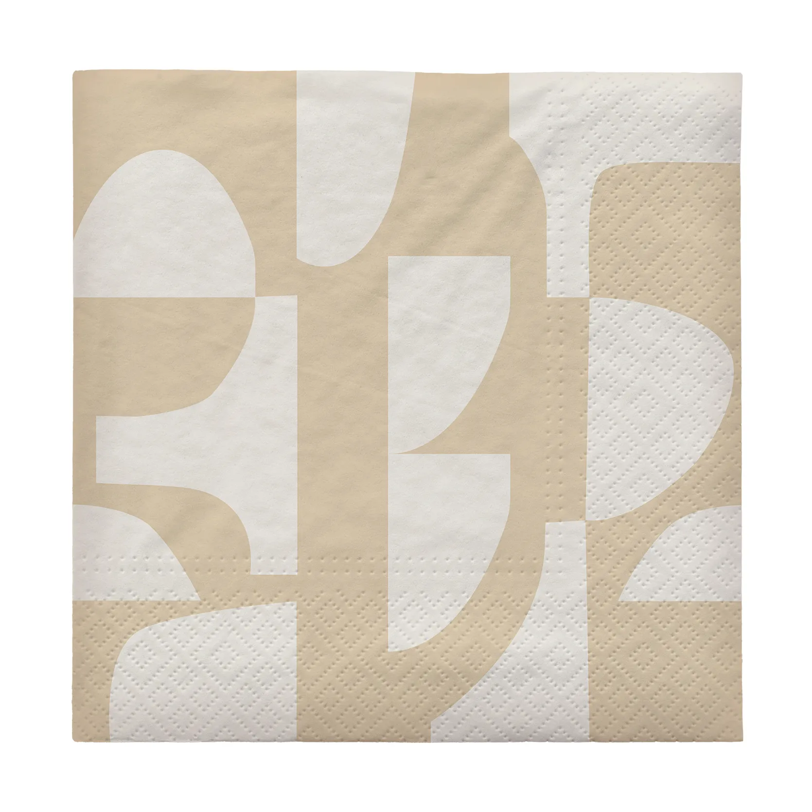 Χαρτοπετσέτα Lara 33x33 cm 20 τεμάχια, Black-off white Broste Copenhagen