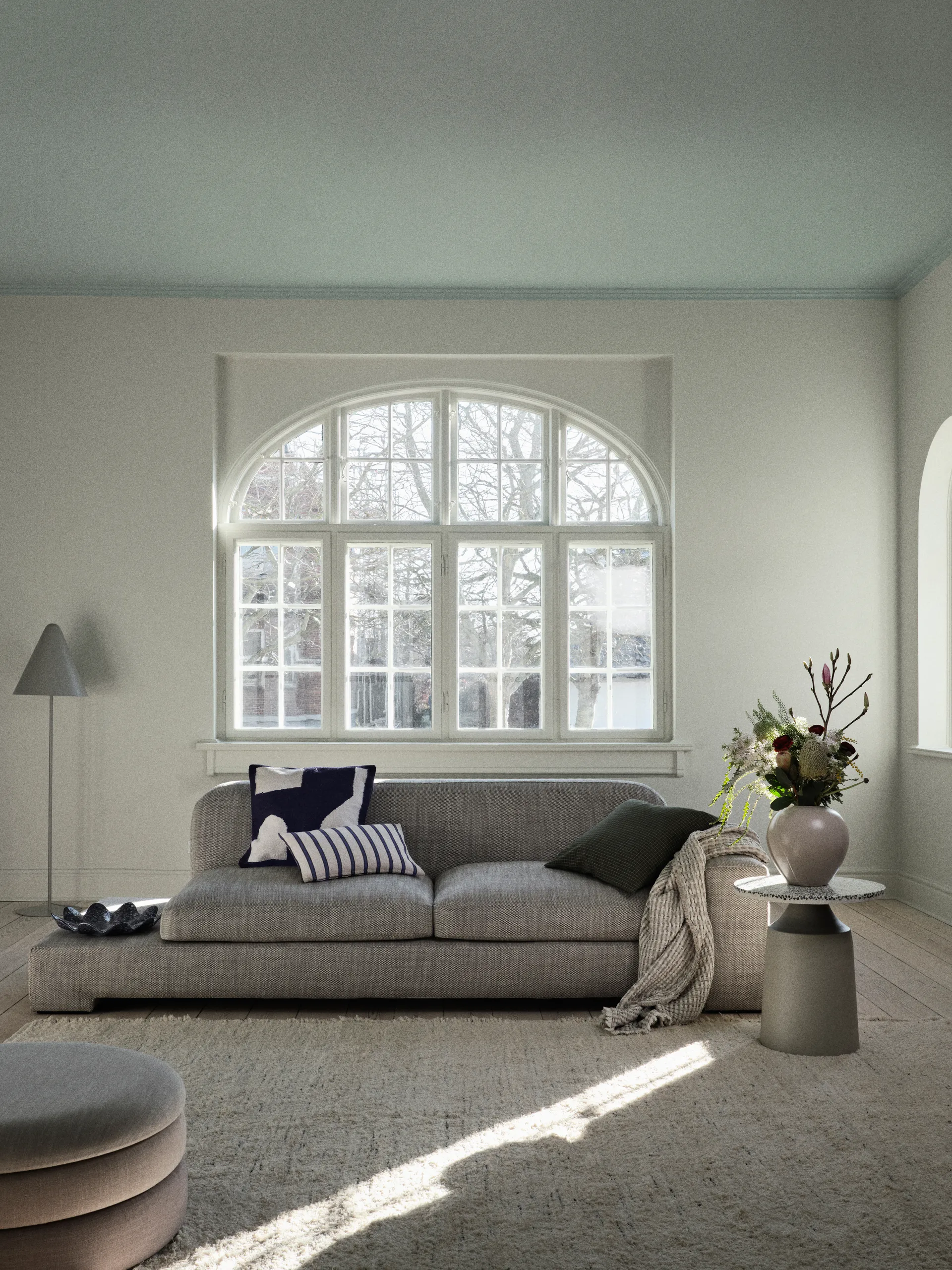 Βάζο Leda Ø25x25 cm, Grey sand Broste Copenhagen