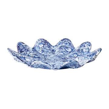 Lilja decorative πιατάκι Ø38 εκ - Intense blue-white - Broste Copenhagen