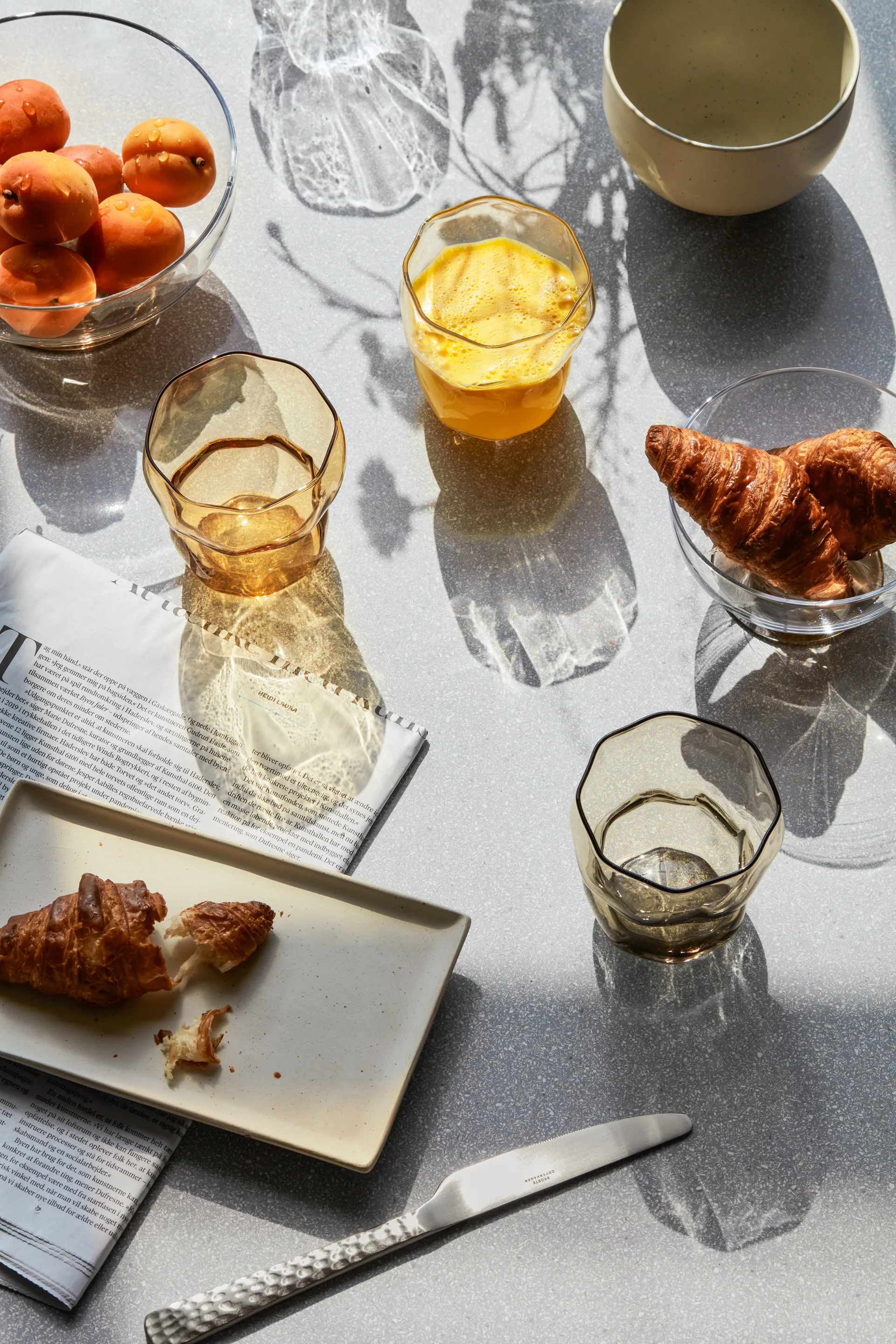 Limfjord ποτήρι ποτού 25 cl, Ανοιχτό γκρι Broste Copenhagen