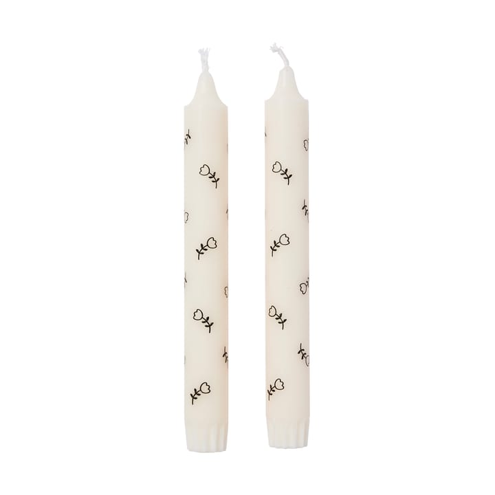Mai κηροπήγιο 2-pack - White-black - Broste Copenhagen