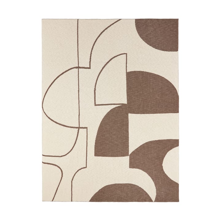 Maren κουβέρτα 130x180 εκ., Kangaroo brown-off white Broste Copenhagen
