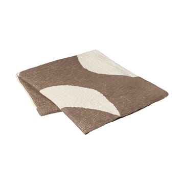 Maren κουβέρτα 130x180 εκ. - Kangaroo brown-off white - Broste Copenhagen