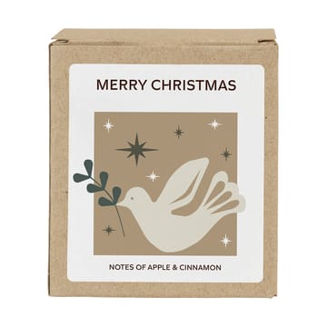Merry Christmas αρωματικό κερί 32 ώρες - White - Broste Copenhagen