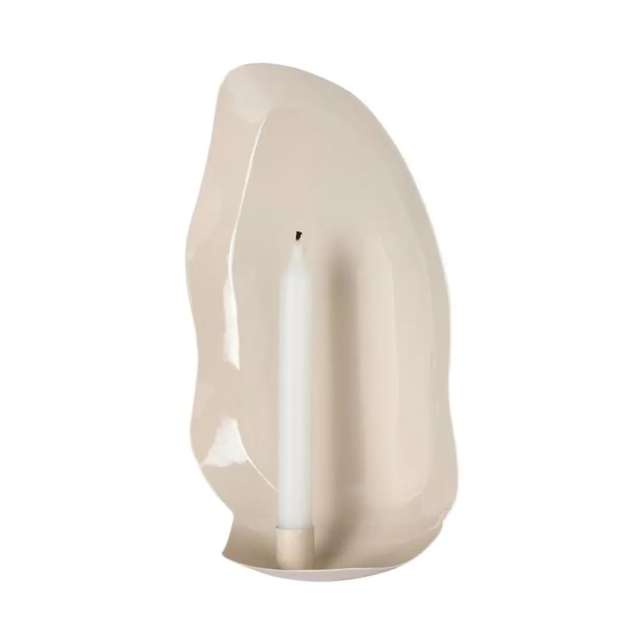 Κηροπήγιο τοίχου Mie 20x30 εκ., Γκρι Broste Copenhagen