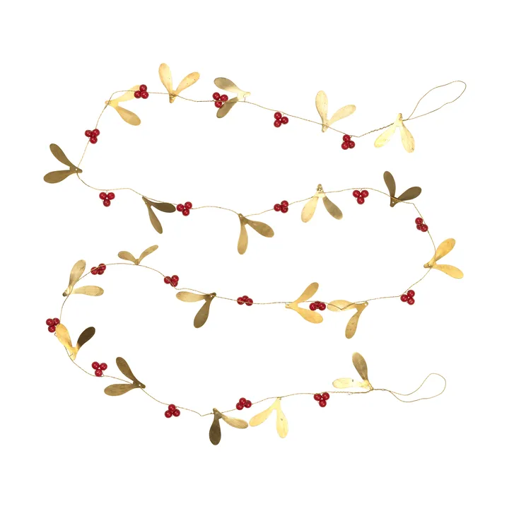 Mistletoe γιρλάντα - Deep Red - Broste Copenhagen