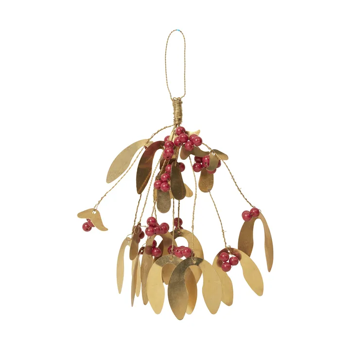 στολίδι χριστουγεννιάτικου δέντρου Mistletoe - Deep Red - Broste Copenhagen
