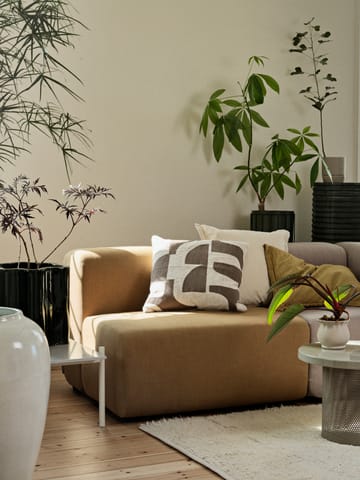 Mundo μαξιλαροθήκη 50x50 εκ. - Kangaroo brown-off white - Broste Copenhagen