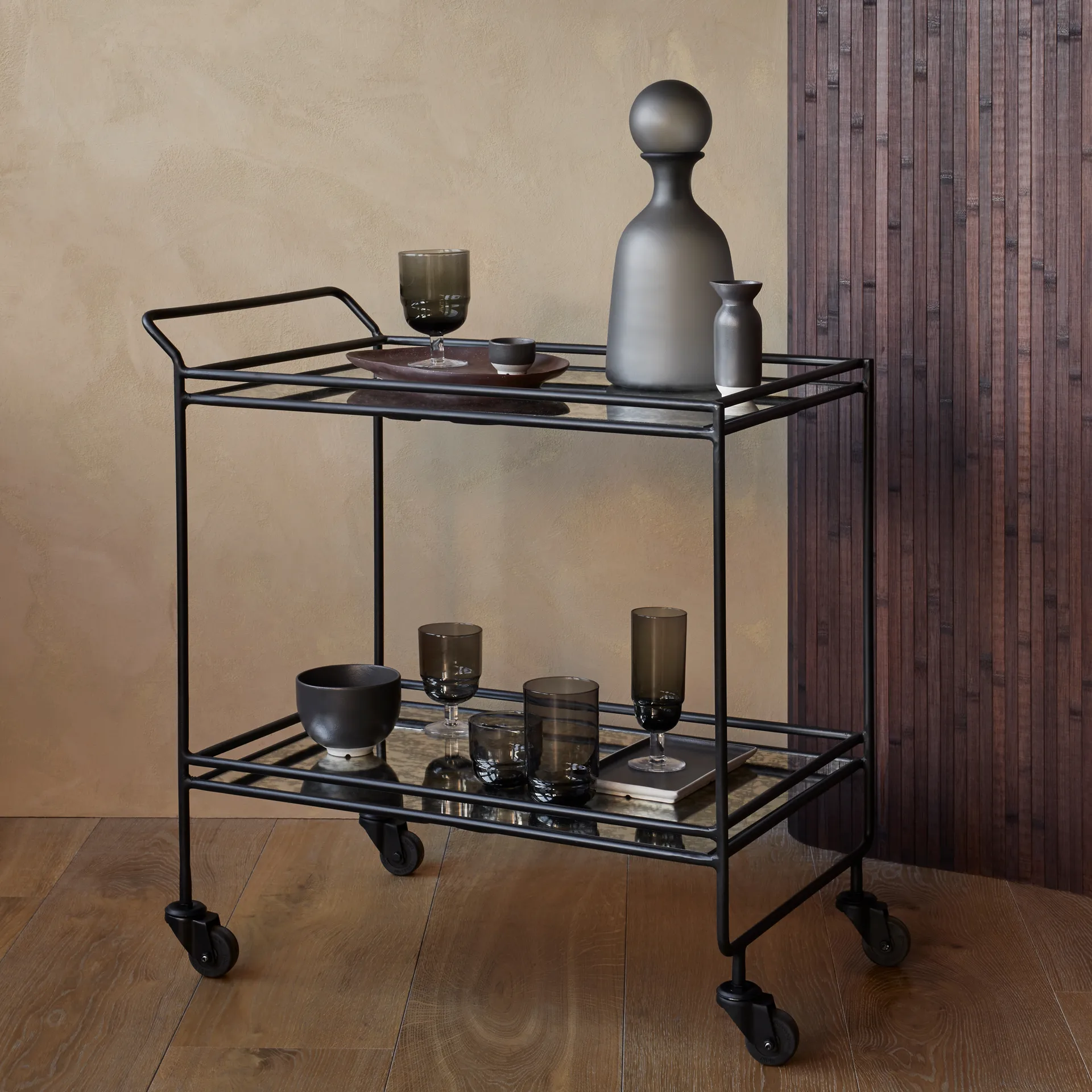 Nordic ποτήρι για κόκκινο κρασί 25 cl, φιμέ-διαφανές Broste Copenhagen