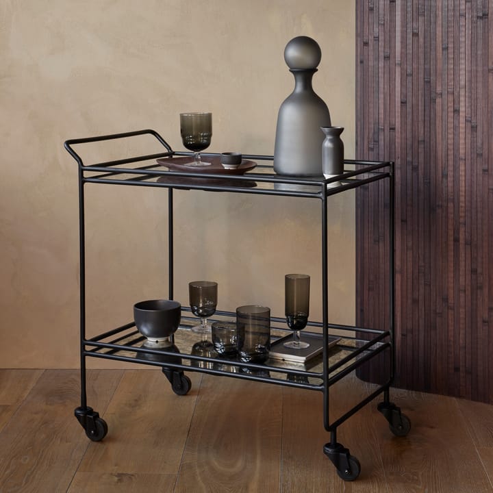 Nordic Bistro ποτήρι για λευκό κρασί 20 cl, φιμέ-διαφανές Broste Copenhagen